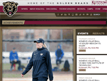 Tablet Screenshot of kubears.com